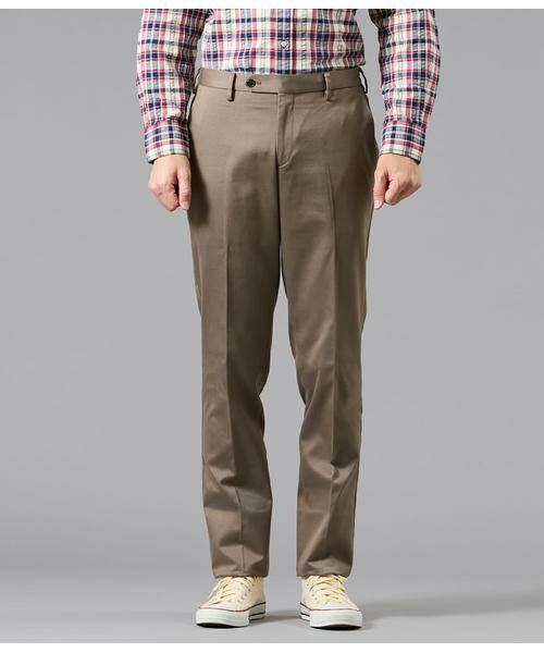 NEWYORKER / ニューヨーカー チノ・ワークパンツ | コットンチノ ノータックスリムパンツ | 詳細8