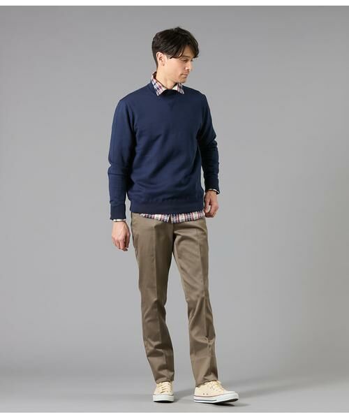 NEWYORKER / ニューヨーカー チノ・ワークパンツ | コットンチノ ノータックスリムパンツ | 詳細9