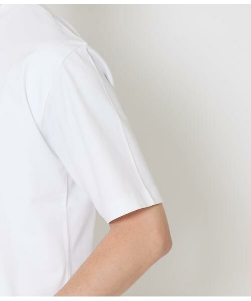 NEWYORKER / ニューヨーカー Tシャツ | NY CARE FREE 半袖 ドレスTシャツ(ホワイト) | 詳細4