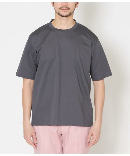 NEWYORKER / ニューヨーカー Tシャツ | NY CARE FREE カラー 半袖 ドレスTシャツ | 詳細1