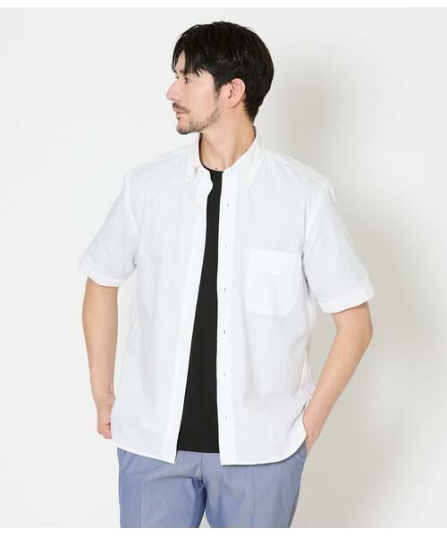 NEWYORKER / ニューヨーカー Tシャツ | NY CARE FREE カラー 半袖 ドレスTシャツ | 詳細10