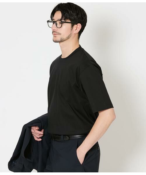 NEWYORKER / ニューヨーカー Tシャツ | NY CARE FREE カラー 半袖 ドレスTシャツ（ブラック）