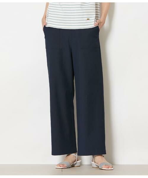 NEWYORKER / ニューヨーカー チノ・ワークパンツ | ストレッチオックス ベイカーパンツ(ネイビー)