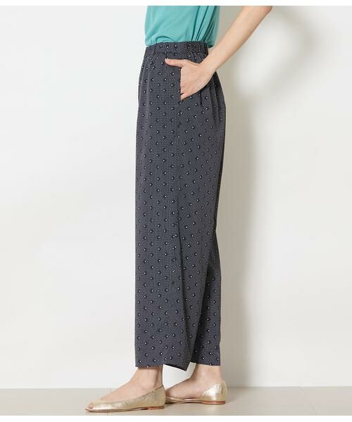 NEWYORKER / ニューヨーカー チノ・ワークパンツ | ダイヤドットプリント イージーワイドパンツ | 詳細2