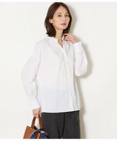 NEWYORKER / ニューヨーカー シャツ・ブラウス | タイプライター フリルスタンドブラウス