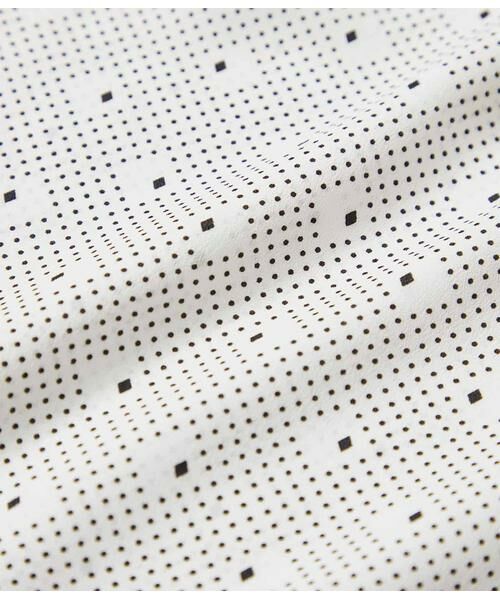 NEWYORKER / ニューヨーカー シャツ・ブラウス | ダイヤドットプリント スタンドネックギャザーブラウス | 詳細10