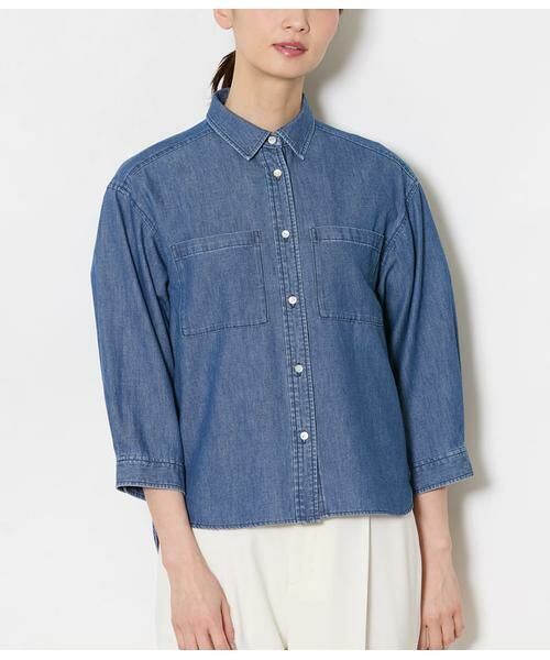 NEWYORKER / ニューヨーカー シャツ・ブラウス | ライトオンスデニムシャツ | 詳細9
