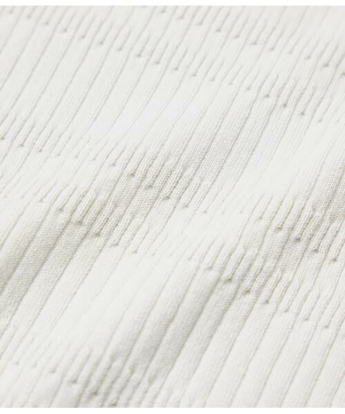 NEWYORKER / ニューヨーカー ニット・セーター | セルロースポリエステル リブクルーネック5分袖プルオーバー | 詳細10