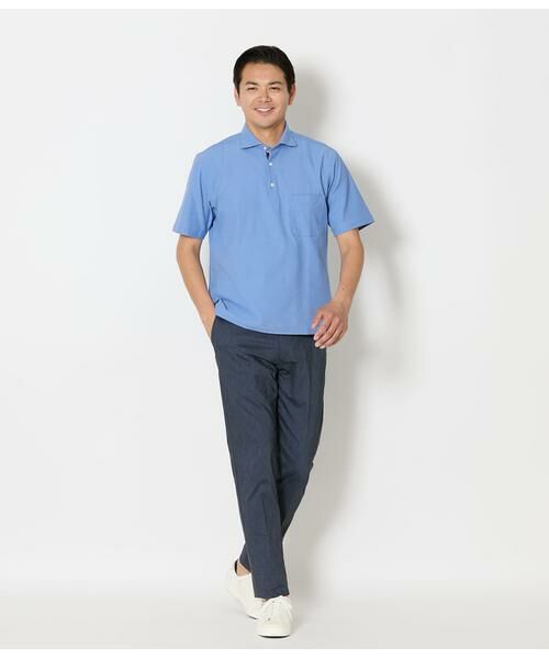 NEWYORKER / ニューヨーカー ポロシャツ | I cotoni di Albini 半袖カッタウェイカラーポロシャツ | 詳細12