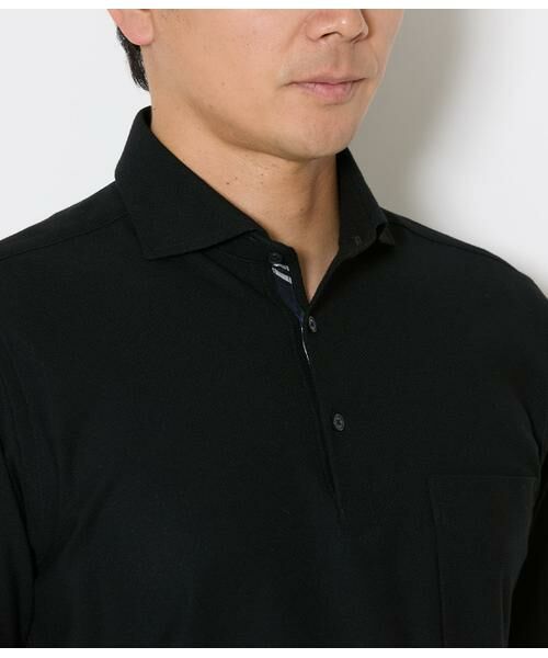 NEWYORKER / ニューヨーカー ポロシャツ | I cotoni di Albini 半袖カッタウェイカラーポロシャツ | 詳細3