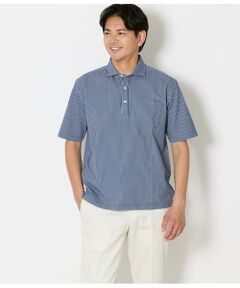 NEWYORKER / ニューヨーカー ポロシャツ | COOL COMFORT サッカーストライプ カッタウェイカラーポロシャツ