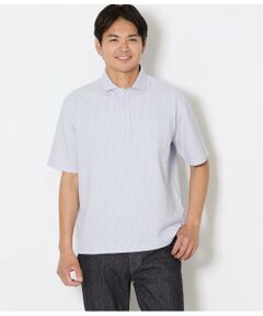 NEWYORKER / ニューヨーカー ポロシャツ | COOL COMFORT サッカーストライプ カッタウェイカラーポロシャツ