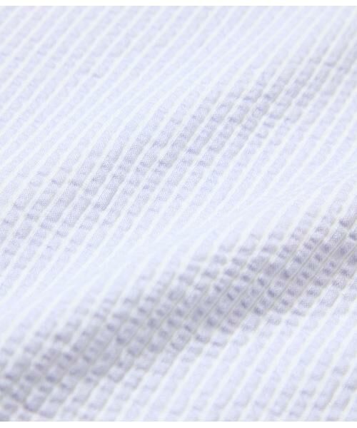 NEWYORKER / ニューヨーカー ポロシャツ | COOL COMFORT サッカーストライプ カッタウェイカラーポロシャツ | 詳細11