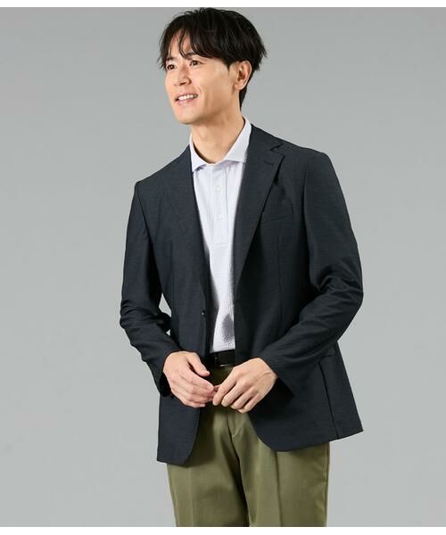 NEWYORKER / ニューヨーカー ポロシャツ | COOL COMFORT サッカーストライプ カッタウェイカラーポロシャツ | 詳細9