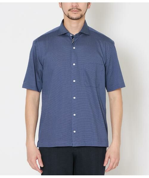 NEWYORKER / ニューヨーカー ポロシャツ | ドビージャカード 前開きカッタウェイポロシャツ | 詳細1