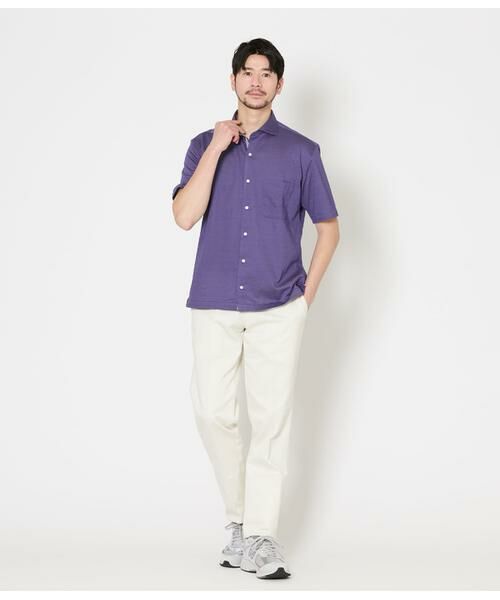 NEWYORKER / ニューヨーカー ポロシャツ | ドビージャカード 前開きカッタウェイポロシャツ | 詳細14