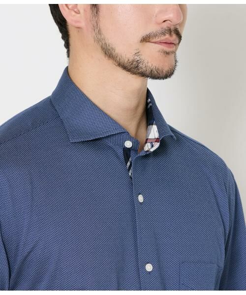 NEWYORKER / ニューヨーカー ポロシャツ | ドビージャカード 前開きカッタウェイポロシャツ | 詳細3