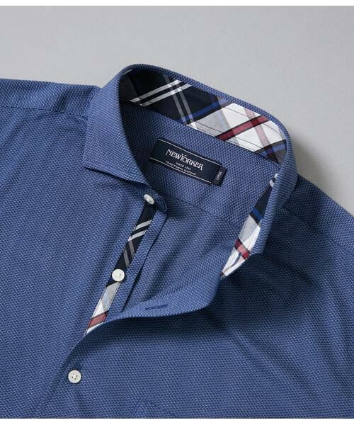 NEWYORKER / ニューヨーカー ポロシャツ | ドビージャカード 前開きカッタウェイポロシャツ | 詳細7