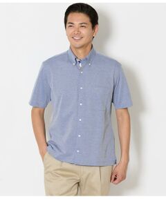 NEWYORKER / ニューヨーカー ポロシャツ | COOL COMFORT エイトロック鹿の子 前開きボタンダウンポロシャツ