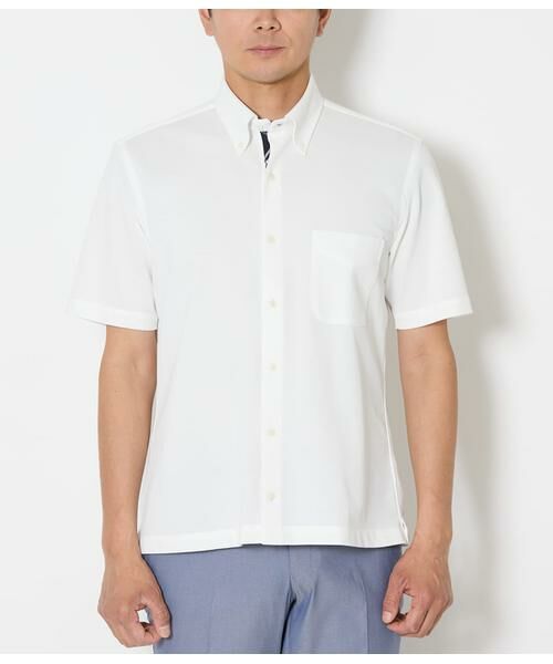 NEWYORKER / ニューヨーカー ポロシャツ | COOL COMFORT エイトロック鹿の子 前開きボタンダウンポロシャツ | 詳細10