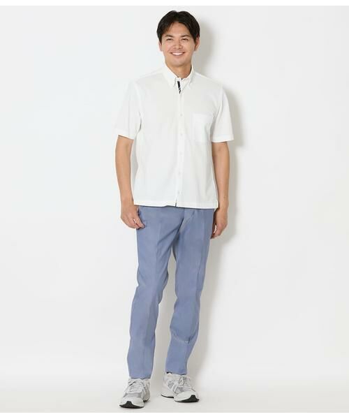 NEWYORKER / ニューヨーカー ポロシャツ | COOL COMFORT エイトロック鹿の子 前開きボタンダウンポロシャツ | 詳細11
