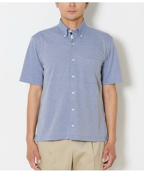 NEWYORKER / ニューヨーカー ポロシャツ | COOL COMFORT エイトロック鹿の子 前開きボタンダウンポロシャツ | 詳細13