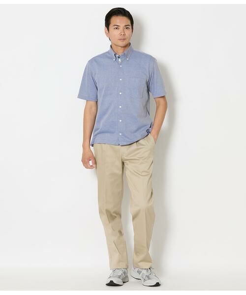 NEWYORKER / ニューヨーカー ポロシャツ | COOL COMFORT エイトロック鹿の子 前開きボタンダウンポロシャツ | 詳細14