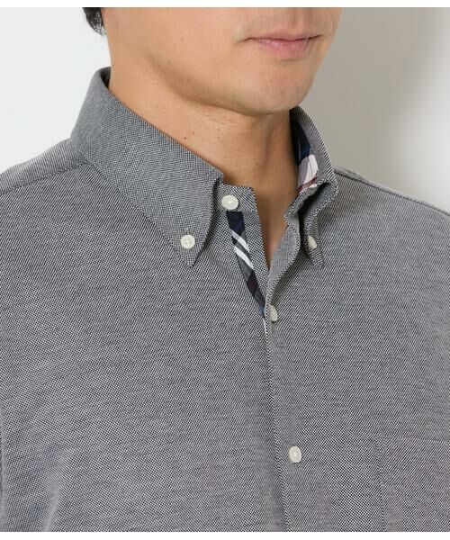 NEWYORKER / ニューヨーカー ポロシャツ | COOL COMFORT エイトロック鹿の子 前開きボタンダウンポロシャツ | 詳細3