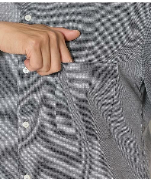 NEWYORKER / ニューヨーカー ポロシャツ | COOL COMFORT エイトロック鹿の子 前開きボタンダウンポロシャツ | 詳細4
