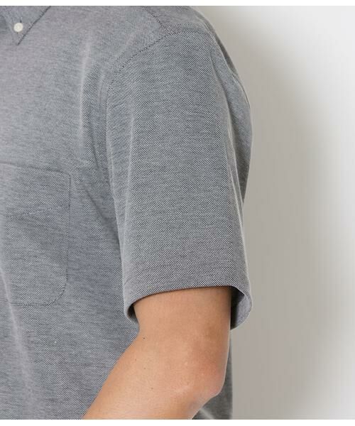 NEWYORKER / ニューヨーカー ポロシャツ | COOL COMFORT エイトロック鹿の子 前開きボタンダウンポロシャツ | 詳細5