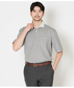 NEWYORKER / ニューヨーカー ポロシャツ | COOL COMFORT カノコ 布帛カッタウェイカラー スキッパーポロシャツ