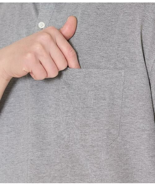 NEWYORKER / ニューヨーカー ポロシャツ | COOL COMFORT カノコ 布帛カッタウェイカラー スキッパーポロシャツ | 詳細4