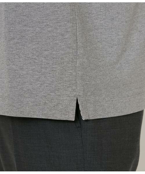 NEWYORKER / ニューヨーカー ポロシャツ | COOL COMFORT カノコ 布帛カッタウェイカラー スキッパーポロシャツ | 詳細6