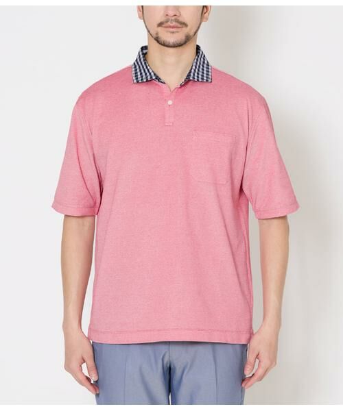NEWYORKER / ニューヨーカー ポロシャツ | COOL COMFORT カノコ 布帛カッタウェイカラー スキッパーポロシャツ | 詳細9