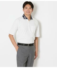 NEWYORKER / ニューヨーカー ポロシャツ | COOL COMFORT ニューヨーカータータン 布帛カッタウェイスキッパーポロシャツ