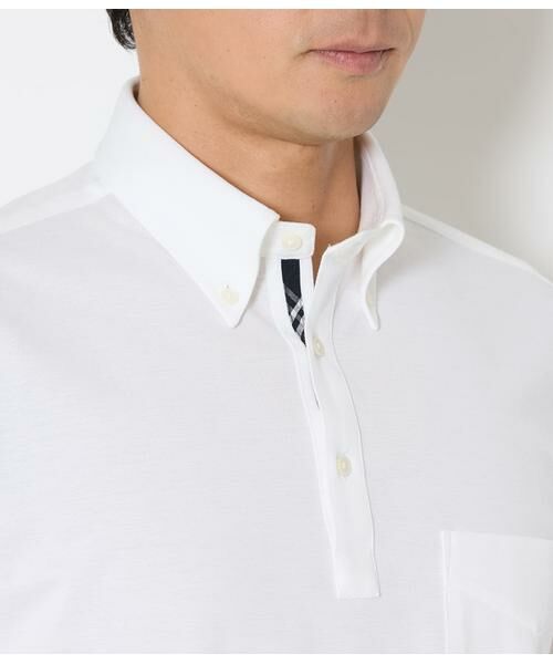 NEWYORKER / ニューヨーカー ポロシャツ | NY CARE FREE アポロコット プルオーバーボタンダウンポロシャツ | 詳細3