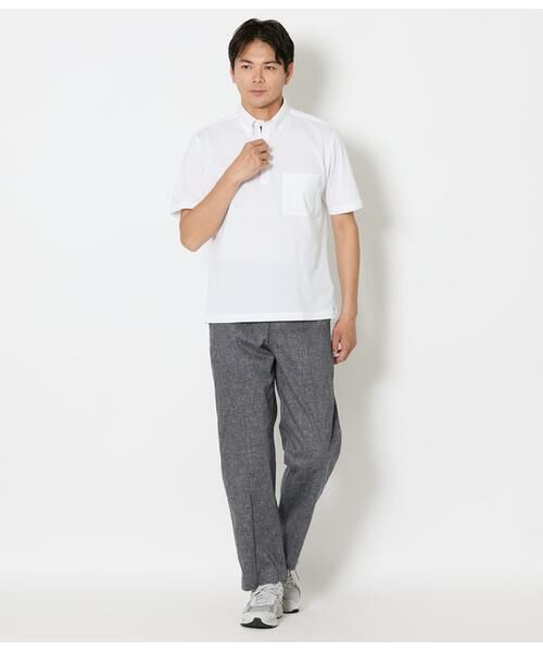 NEWYORKER / ニューヨーカー ポロシャツ | NY CARE FREE アポロコット プルオーバーボタンダウンポロシャツ | 詳細8