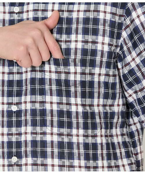 NEWYORKER / ニューヨーカー シャツ・ブラウス | サンライトニューヨーカータータン 半袖ショートボタンダウンシャツ | 詳細4