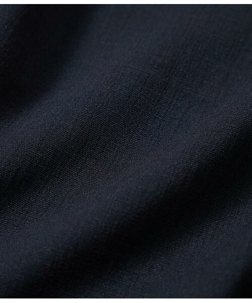 NEWYORKER / ニューヨーカー テーラードジャケット | リネンライクドライブレンド ノーカラーブラウスジャケット | 詳細11