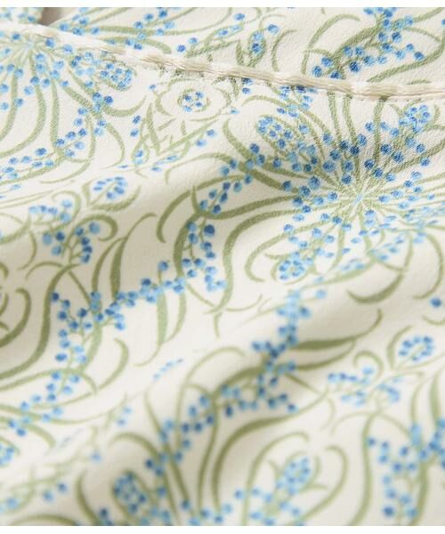 NEWYORKER / ニューヨーカー ミニ丈・ひざ丈ワンピース | ミモザプリント 半袖フレアワンピース | 詳細8