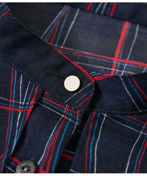 NEWYORKER / ニューヨーカー シャツ・ブラウス | シアースウィングチェック フレアスリーブブラウス | 詳細5