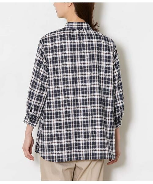 NEWYORKER / ニューヨーカー シャツ・ブラウス | Sunlight NEWYORKER Tartan 7分袖チュニックシャツ | 詳細2