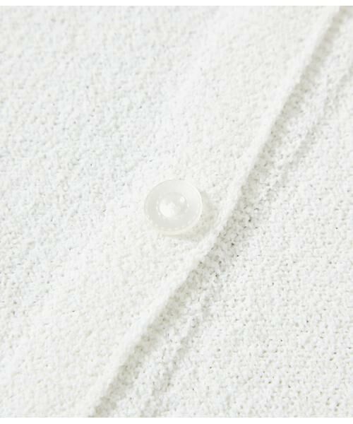 NEWYORKER / ニューヨーカー カーディガン・ボレロ | ポリナイロンブークレーホールガーメント(R) クルーネックニットカーディガン | 詳細10