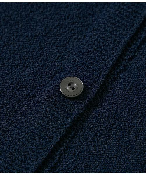 NEWYORKER / ニューヨーカー カーディガン・ボレロ | ポリナイロンブークレーホールガーメント(R) クルーネックニットカーディガン | 詳細7