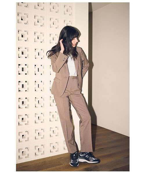 NEWYORKER / ニューヨーカー Tシャツ | コットン天竺 フレンチスリーブボーダーカットソー | 詳細13