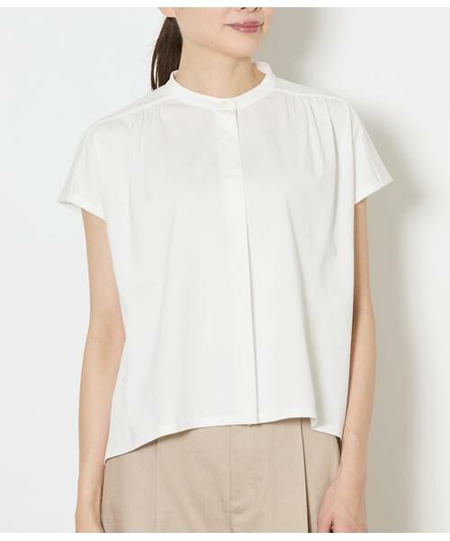 NEWYORKER / ニューヨーカー Tシャツ | プレーティング天竺  スタンドカラープルオーバー | 詳細9