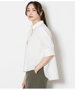 NEWYORKER / ニューヨーカー シャツ・ブラウス | TRブロード ヨーク切替え5分袖シャツ