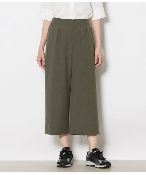 NEWYORKER / ニューヨーカー その他パンツ | ワイドクロップドパンツ レディース 手洗い可能 | 詳細10