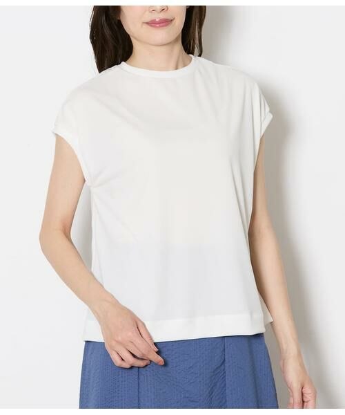 NEWYORKER / ニューヨーカー Tシャツ | 前後2WAYレース切替えカットソー レディース イージーケア | 詳細6