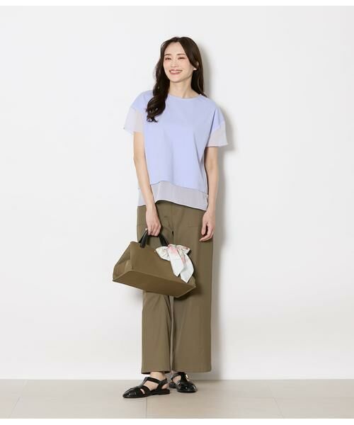 NEWYORKER / ニューヨーカー Tシャツ | 袖切替えカットソープルオーバー レディース 遮熱 | 詳細5